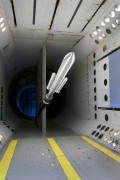 SLS ракетоноситель. SLS Model 'Flies' Through Langley Wind Tunnel Testing