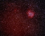 туманность Розетта в Единороге<br />8х2мин Iso800<br />Юпитер 37а,eq5,Canon350da