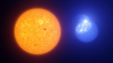 Пятна на поверхности звезд крайней горизонтальной ветви (справа), как выясняется, довольно сильно отличаются от темных пятен на нашем Солнце (слева), хоть и те, и другие вызваны магнитным полем.
