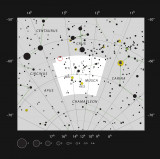 Положение звезды TYC 8998-760-1 в созвездии Мухи.