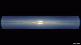 Анимация, демонстрирующая изгиб диска Млечного пути. Источник: Adrian Price-Whelan